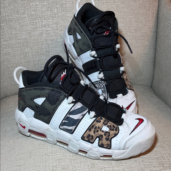 NIKE AIR MORE UPTEMPO 96 SUMMIT WHITE-RED 